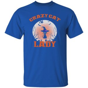 Halloween Crazy Cat Lady Funny Black Cat Lover Shirt