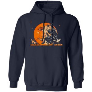 Great Vintage Witch and Moon Halloween Shirt