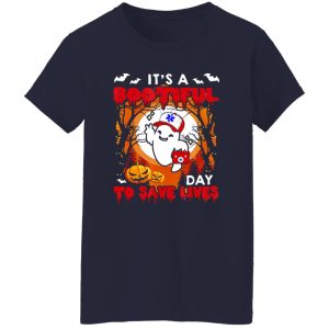 Halloween Costume Boo Bootiful Day Save Lives Paramedic Shirt