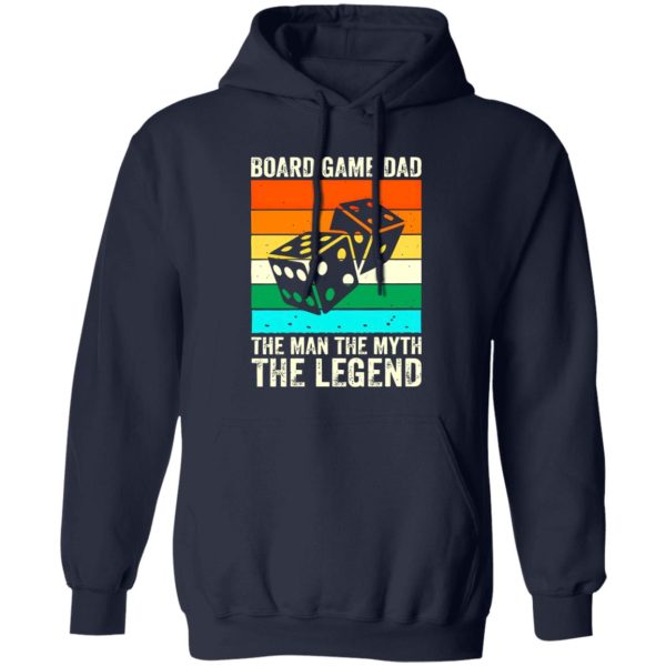 Board Game Dad The Man The Myth The Legend Vintage Shirt