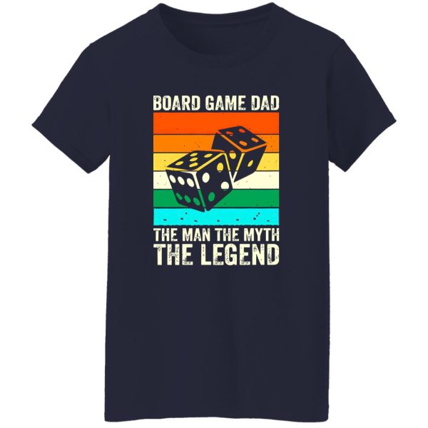 Board Game Dad The Man The Myth The Legend Vintage Shirt