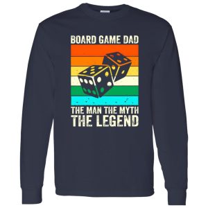 Board Game Dad The Man The Myth The Legend Vintage Shirt