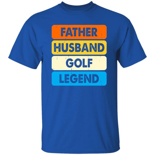 Father Husband Golf Legend Vintage Golf Lovers Father’s Day Shirt