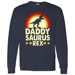 Daddy Saurus Rex Dinosaur Vintage Father’s Day Shirt