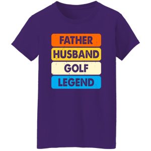 Father Husband Golf Legend Vintage Golf Lovers Father’s Day Shirt