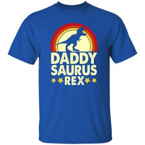 Daddy Saurus Rex Dinosaur Vintage Father’s Day Shirt