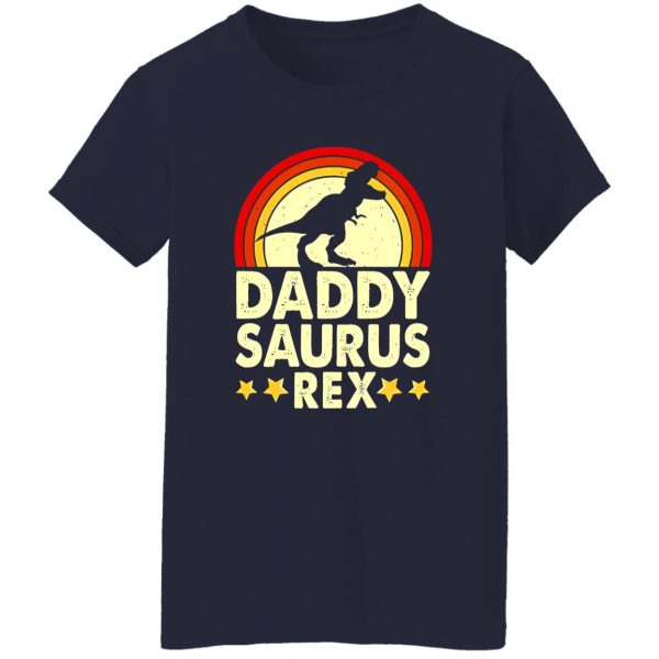 Daddy Saurus Rex Dinosaur Vintage Father’s Day Shirt