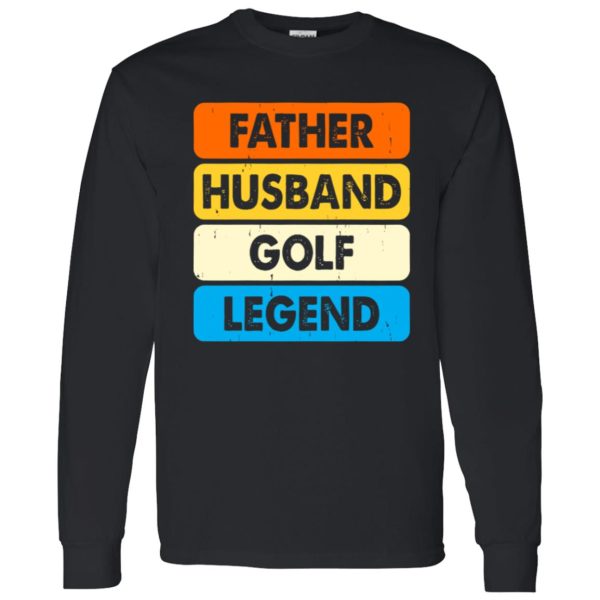 Father Husband Golf Legend Vintage Golf Lovers Father’s Day Shirt