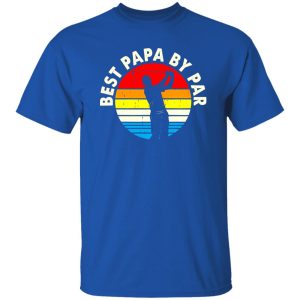 Best Papa By Par Golf Dad Vintage Father’s Day Shirt