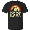 Pop-pop Llama Vintage Grandpa Father’s Day Shirt