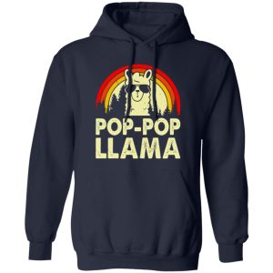 Pop-pop Llama Vintage Grandpa Father’s Day Shirt