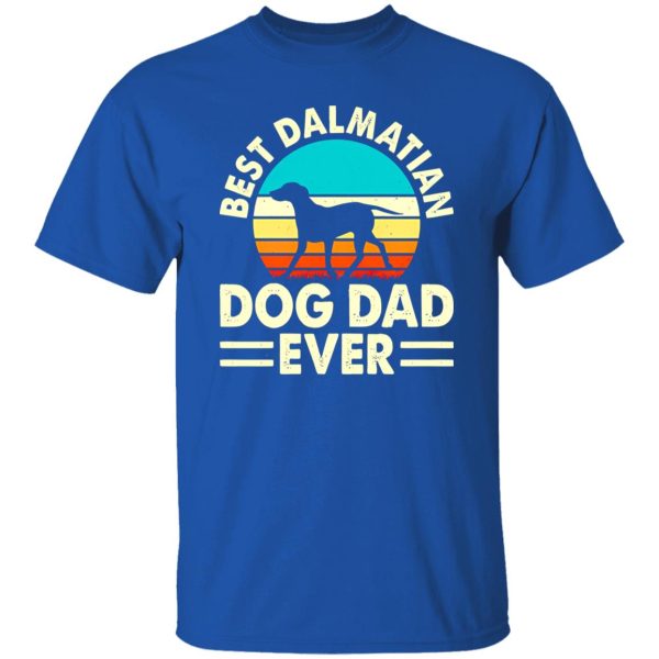 Best Dalmatian Dog Dad Ever Vintage Father’s Day Shirt