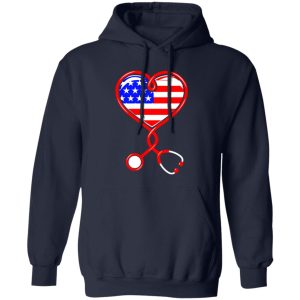 Nurse Stethoscope American Flag Gifts for Nurse Shirt