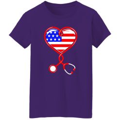 Nurse Stethoscope American Flag Gifts for Nurse Shirt