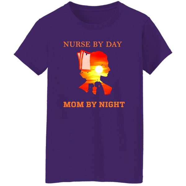 Nurse By Day Mom By Night Shirt