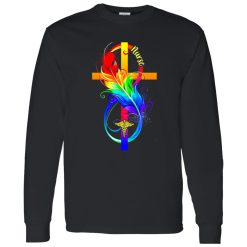 Nurse Cross And Feather Caduceus Shirt