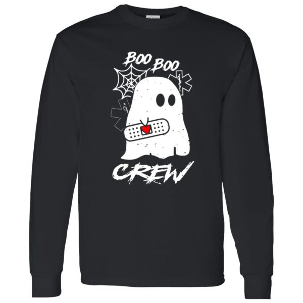 Paramedic Halloween Nurse Boo Boo Crew Shirt