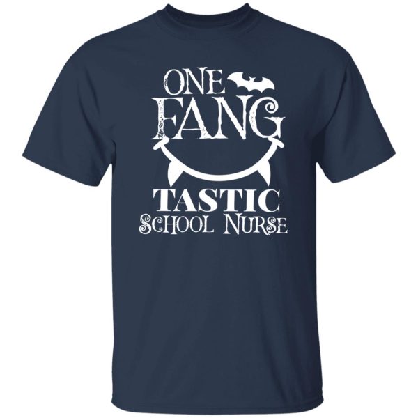 One Fang Tastic School Nurse for Halloween V2 Shirt