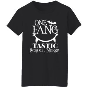 One Fang Tastic School Nurse for Halloween V2 Shirt