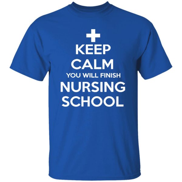 Keep calm You Will Finish Nursing School Shirt