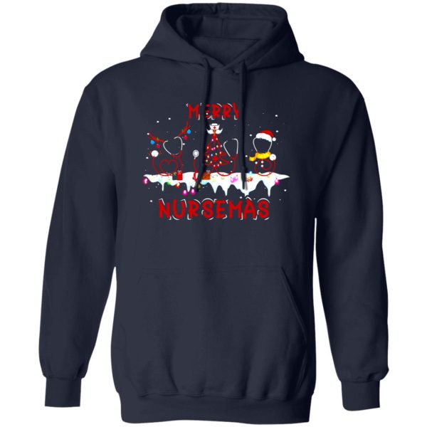 Merry Nursemas Christmas Gifts for Nurse Shirt