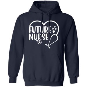 Funny Nurse Shirt, Stethoscope Making Heart Future Nurse Shirt