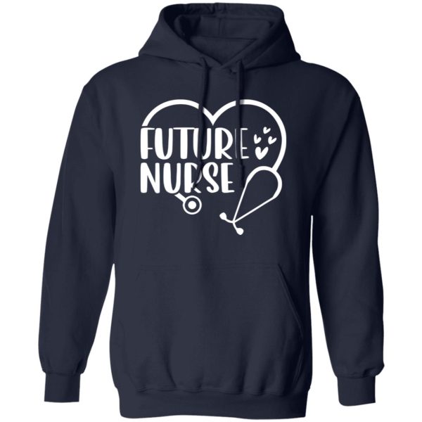 Funny Nurse Shirt, Stethoscope Making Heart Future Nurse Shirt