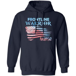 Frontline Warrior Nurse American Flag Shirt