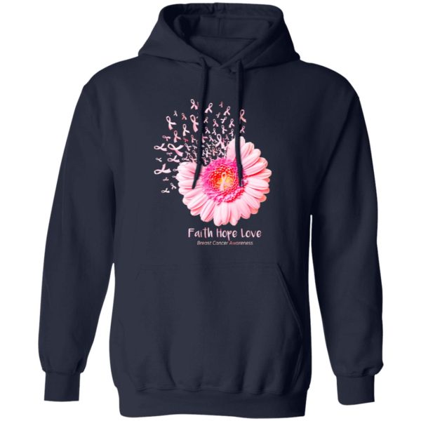 Faith Hope Love Breast Cancer Awareness Shirt