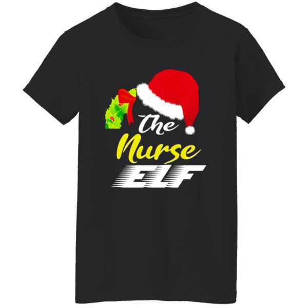 Christmas Nurse Elf Family Funny Gift For Christmas Shirt