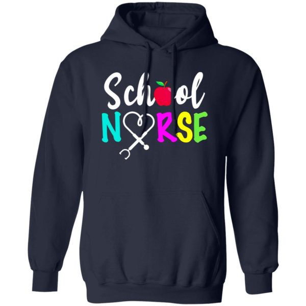 Colorful Proud To Be A School Nurse Shirt