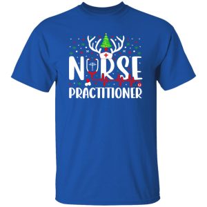 Christmas Nurse Stethoscope Shirt, Nurse Practitioner Shirt