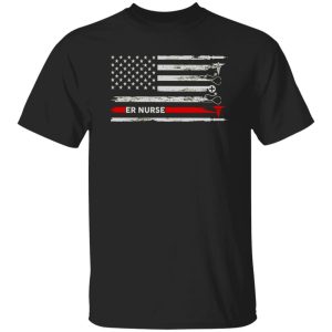 Er Nurse American Flag Shirt