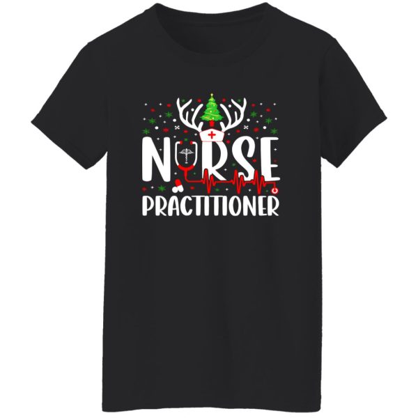 Christmas Nurse Stethoscope Shirt, Nurse Practitioner Shirt