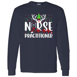 Christmas Nurse Stethoscope Shirt, Nurse Practitioner Shirt