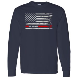 Er Nurse American Flag Shirt