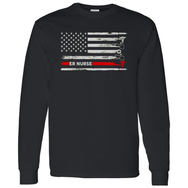 Er Nurse American Flag Shirt