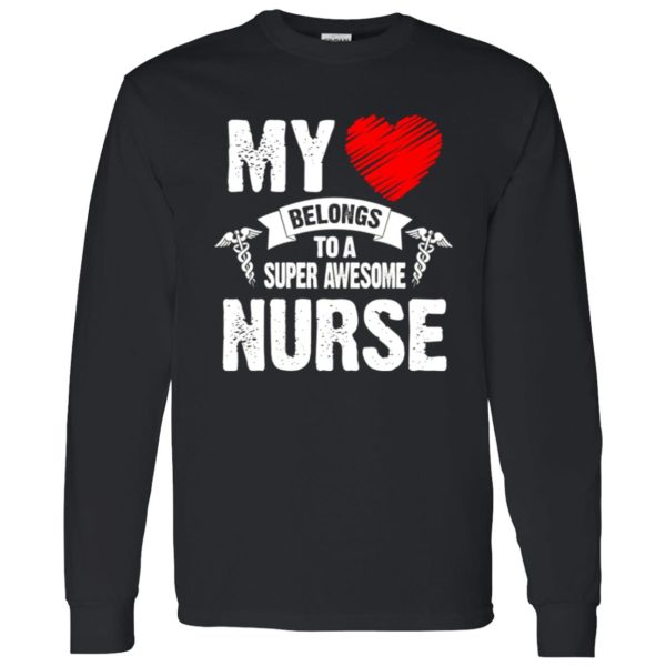 CNA My Belongs To A Super Awesome Nurse Shirt