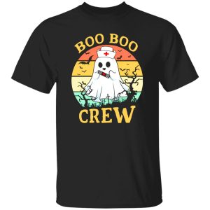 Boo Boo Crew Nurse Cemetary Vintage Halloween Shirt