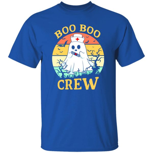 Boo Boo Crew Nurse Cemetary Vintage Halloween Shirt