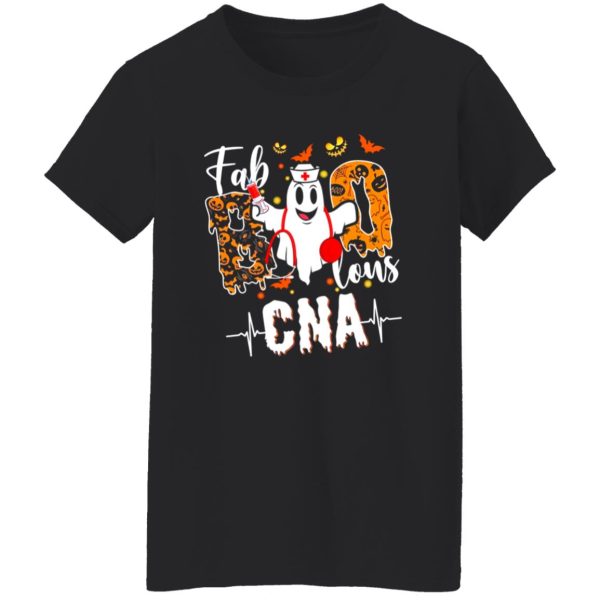 Boo Nurse Fabulous Boo Fabboolous CNA Halloween Shirt