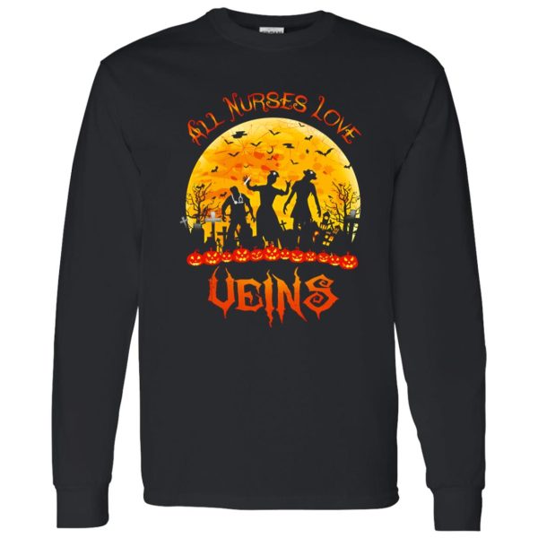 All Nurses Love Veins Halloween Shirt