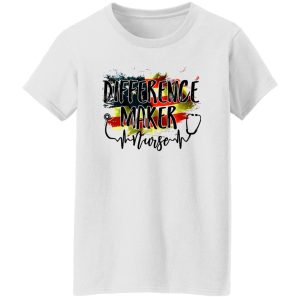 Difference Maker Nurse American Flag Shirt