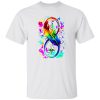 Colorful Feather Infinity Nurse Shirt