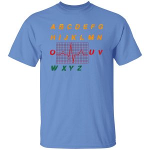 Funny Alphabet Heartbeat Gifts for Nurse V2 Shirt