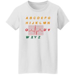 Funny Alphabet Heartbeat Gifts for Nurse V2 Shirt