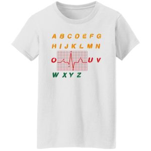 Funny Alphabet Heartbeat Gifts for Nurse V2 Shirt