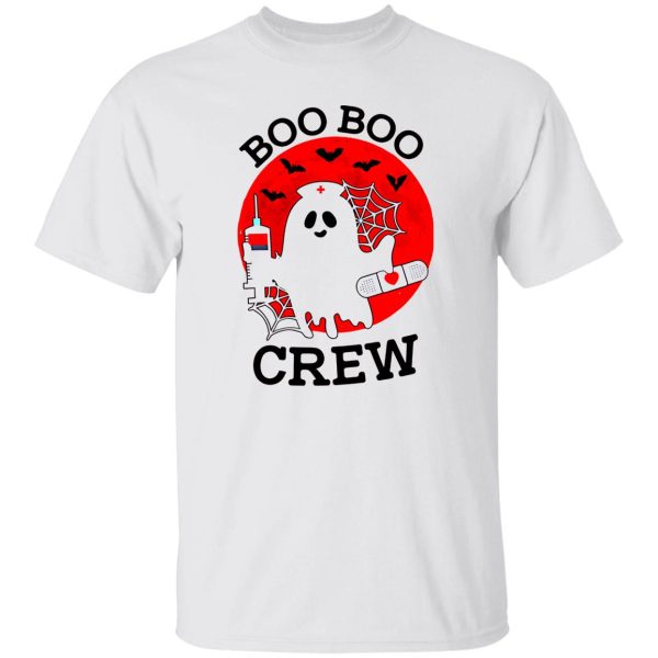 Boo Boo Crew Funny Ghost Nurse Halloween Shirt