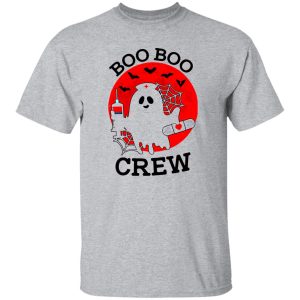 Boo Boo Crew Funny Ghost Nurse Halloween Shirt