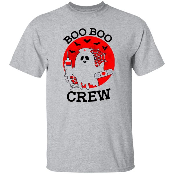 Boo Boo Crew Funny Ghost Nurse Halloween Shirt